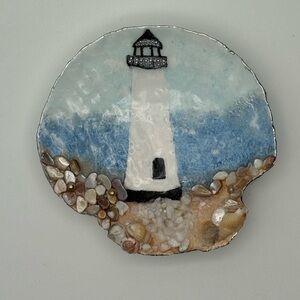 Handcrafted Seaside Glow Lighthouse